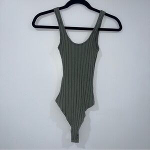 Jonathan Simkhai Sage Ribbed Bodysuit